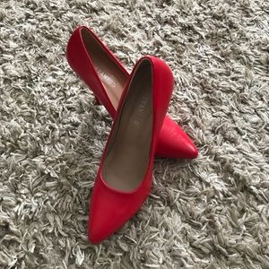Red Stiletto Heel Pump